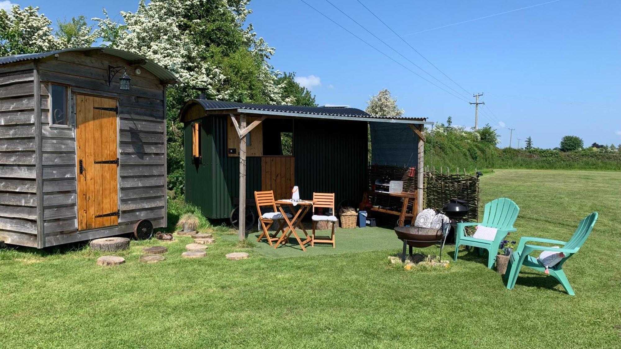 Campsite Willowdene Shepherds Hut Oswestry